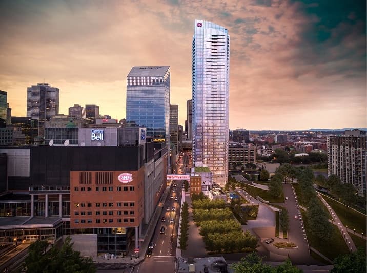 Glass tower
